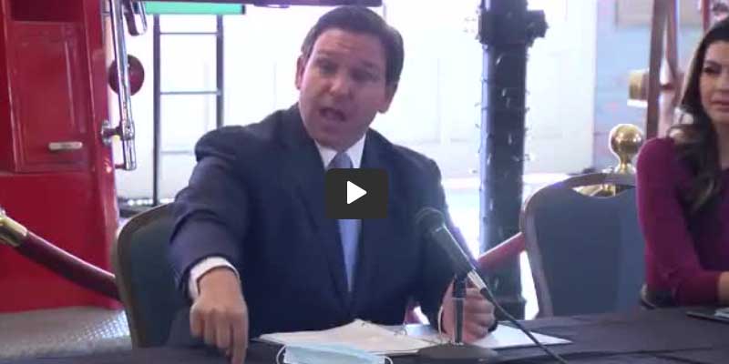Watch Governor DeSantis flip out when asked about raid at ex-health department official's home