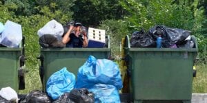 Boston cops dumpster dive to help elderly man who accidently threw away keys