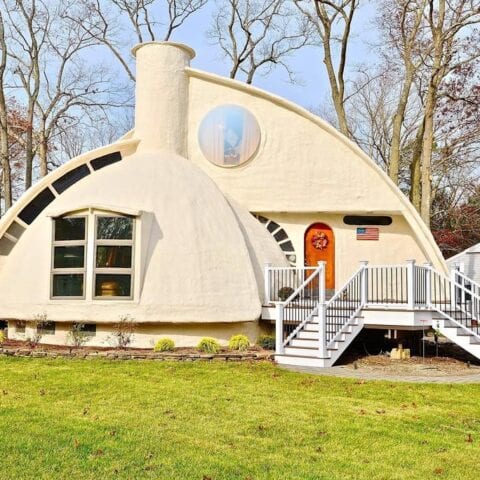 Odd shaped house for sale in ocean county - photo licensed by shore news network.