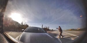 Armed robbery suspects lead police on cross county chase