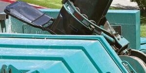 Long branch man sleeping in dumpster taken out with trash