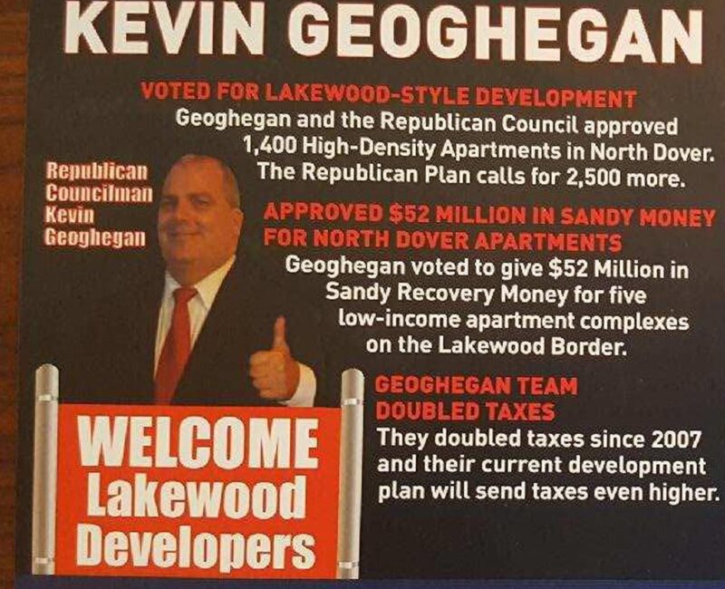 Toms River Democrats Ask Attorney General to Silence Those Who Oppose "Lakewood Style Development"