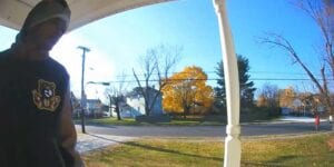 Glassboro police seeking to identify this porch pirate