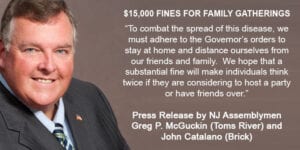 Thanks to shore news network, you won't be fined $15,000 for violating holiday lockdown rules