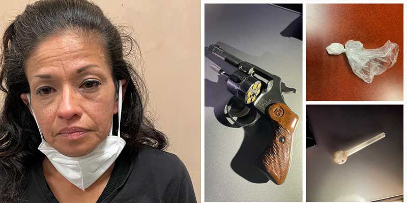 Traffic stop in Lincoln yields gun, meth