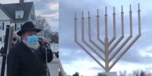 Menorah stolen from newton square during hanukkah