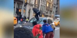 New york city out of control: 15-year-old arrested for violent attack on innocent driver in manhattan