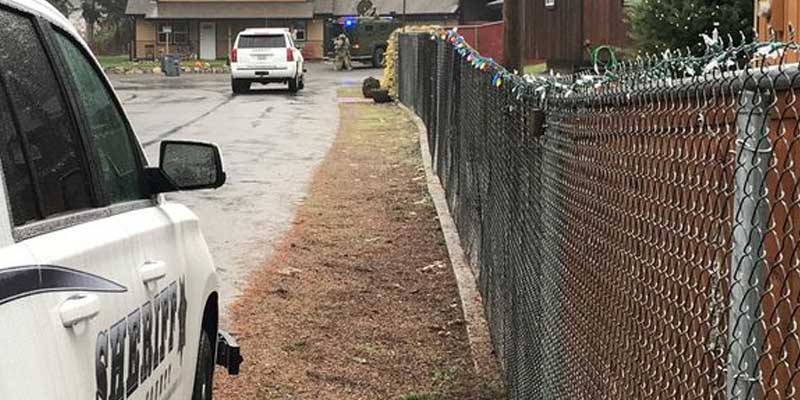 Female burglar engaged in armed stand off at home in Spanaway