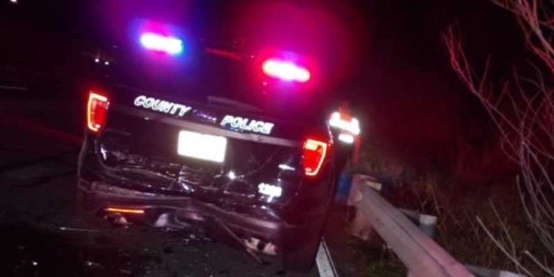 Drunk driver hits Howard County police vehicle on Route 29