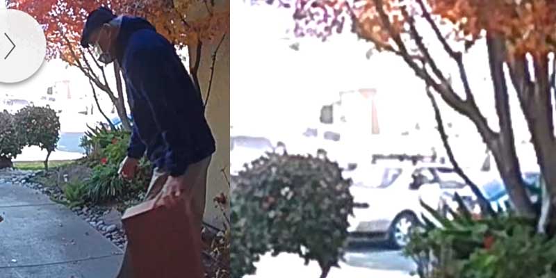 Bad Grandpa, elderly porch pirate sought by Stockton Police Bad Grandpa, elderly porch pirate sought by Stockton Police