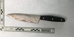 Man stabbed neighbor in head with knife