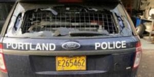 Protesters clash with police at home where family was evicted