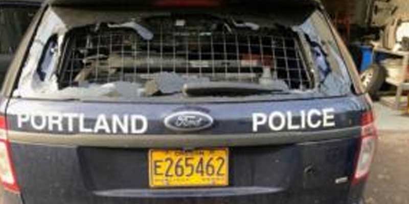 Protesters clash with police at home where family was evicted
