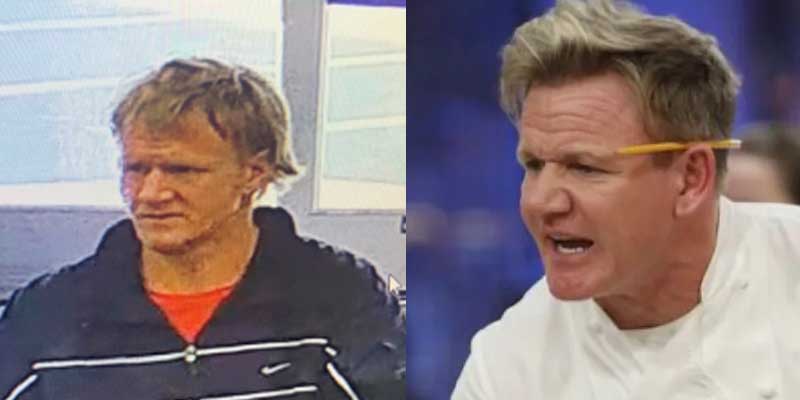 Police searching for Gordon Ramsay look-a-like wanted for theft