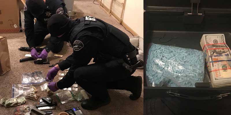 Gunshots in Tacoma apartment complex lead officers to huge stash of cocaine, pills, guns