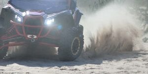 Man riding off-road vehicle dies after driving into sarco lake