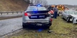 Two virginia state troopers recovering after being struck on i-80 monday morning