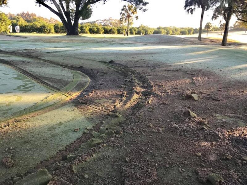 700 Reward offered to capture vandal who damaged River Greens Golf Course