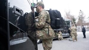 The inauguration is over, but new york governor cuomo is sending more military troops to d. C.