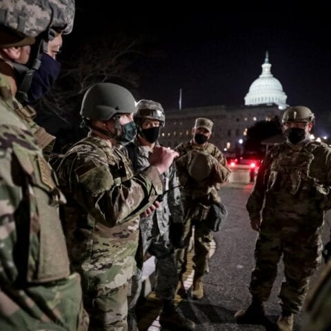 Nearly 200 national guardsmen in d. C. Were infected with covid-19 during inauguration super spreader deployment - photo licensed by shore news network.