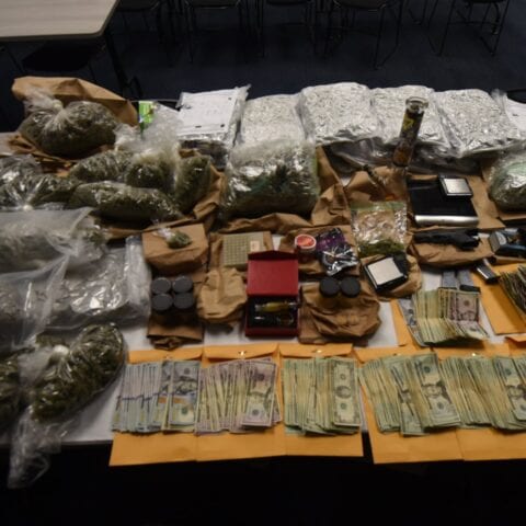 This is what 28 pounds, $380,000 worth of marijuana looks like after panama city police haul it in - photo licensed by shore news network.