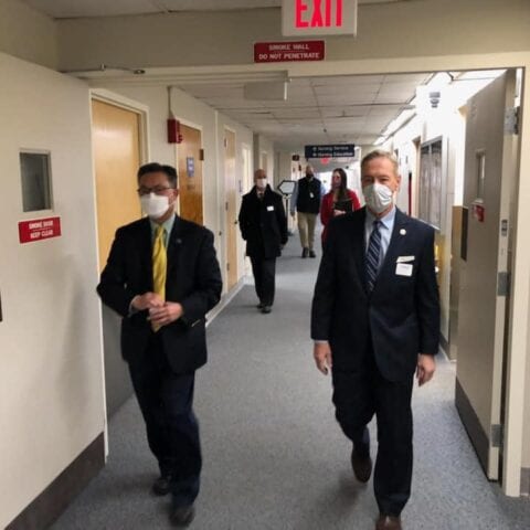 Congressman who had both covid-19 vaccination shots tests positive for covid-19 - photo licensed by shore news network.