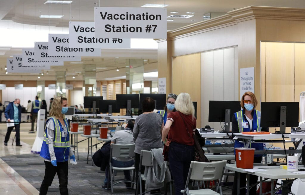 Two new jersey covid-19 vaccines mega sites closed because there were no vaccines to give - photo licensed by shore news network.