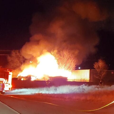 Fire damages las cruces workshop - photo licensed by shore news network.