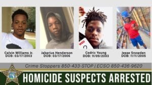 Four teens charged with capital murder of 61 year old man in "drug rip off" in pensacola
