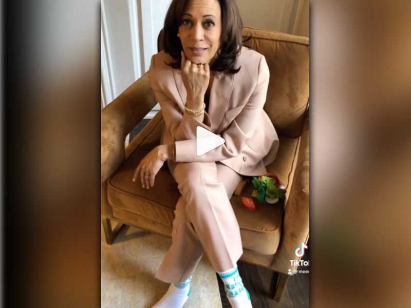 Kamala Harris Sock TikTok Video Gets 10 Million Views, Here's Why