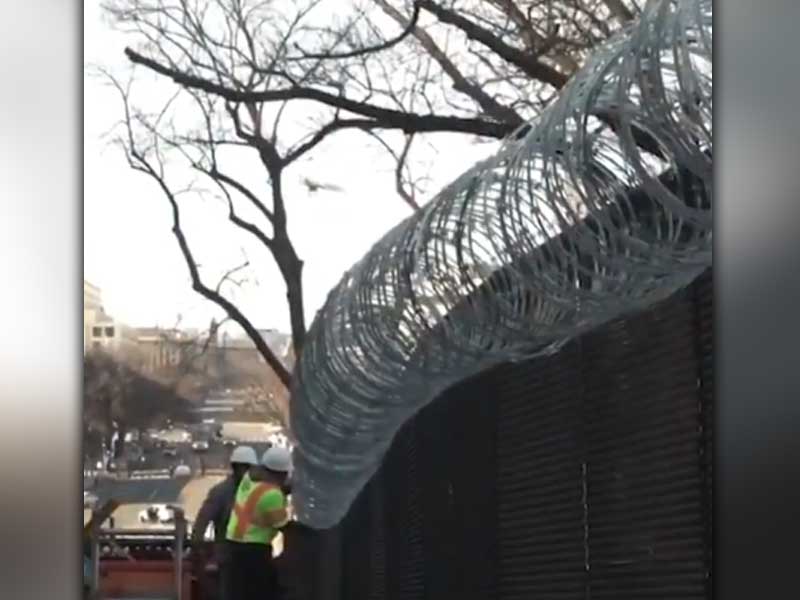 U.S. Capitol Resembles War Ravaged Banana Republic, Cold War Communist Country Ahead of Biden Inauguration