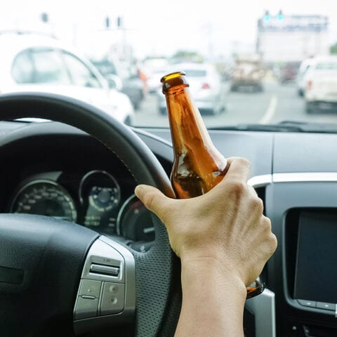 Drunk driver - stock photo, not related to event in story.