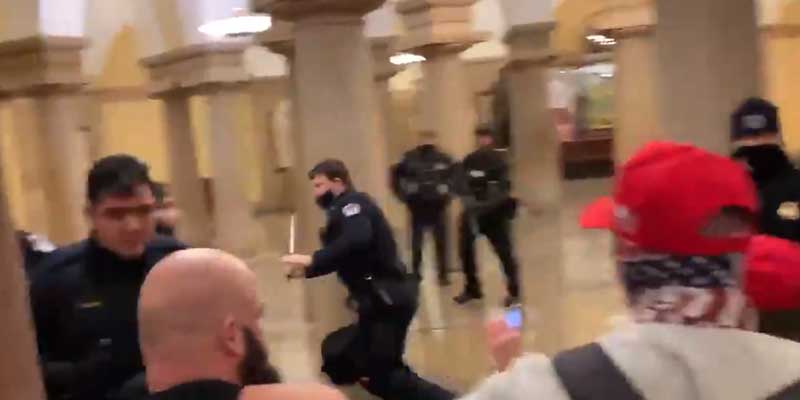 Another New Jersey resident charged after she entered U.S. Capitol building during insurrection urging Patriots to "Rise Up"