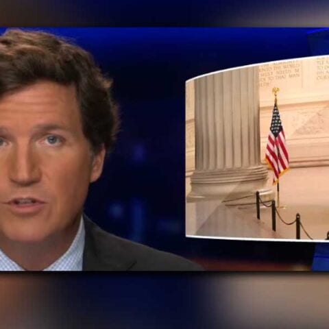 Tucker carlson rips biden, cnn on first full day in office - photo licensed by shore news network.