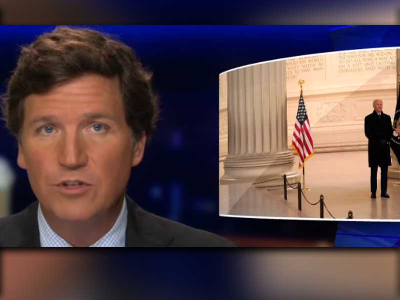 Tucker Carlson Rips Biden, CNN on First Full Day in Office