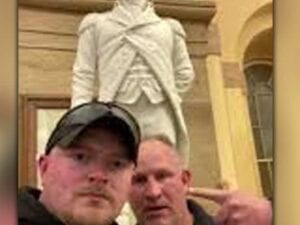 Two virginia police officers charged for entering capitol building during uprising