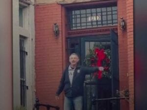 Upset d. C. Resident screams at trump protesters, "piece of s*it crackers"