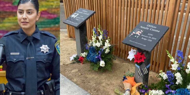 Toms river, ocean police officers join in tribute of fallen police officer natalie corona - photo licensed by shore news network.