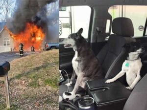 Prince frederick fire department battled home fire in huntingtown