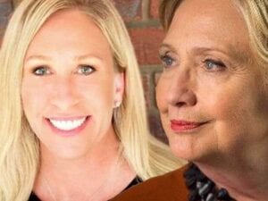 Whack-a-mole: marjorie taylor greene just owned hillary clinton on twitter