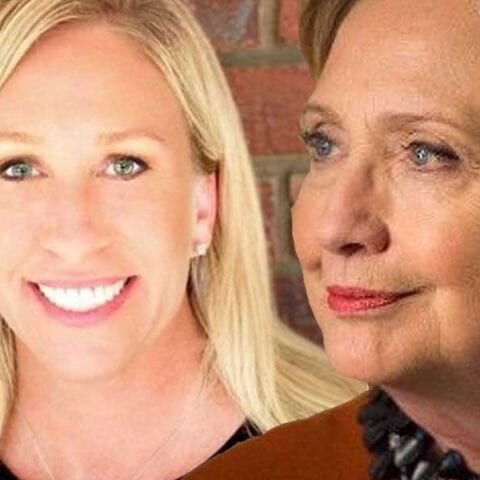 Whack-a-mole: marjorie taylor greene just owned hillary clinton on twitter - photo licensed by shore news network.