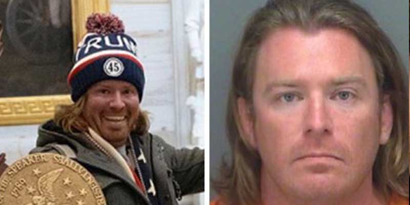 Three men charged by feds in connection to violence at Capitol protest including man who stole House lectern