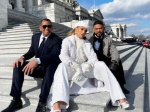 Watch Jennifer Lopez Sing Amazingly Beautiful Renditions of This Land and America The Beautiful at Biden Inauguration