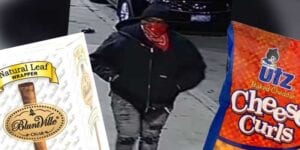 Watch: philly man pulls gun, robs market, taking cheese curls and bluntvilles