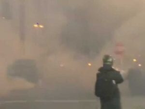 Five radical left-wing insurgents arrested overnight after attacking federal building in portland, assaulted federal, local police