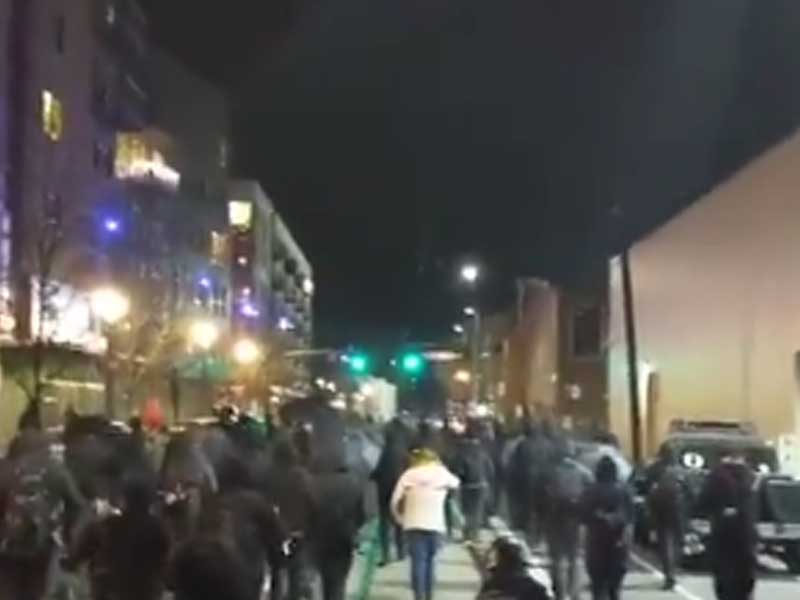 Biden, Democrats silent on violent attack at Portland federal building overnight