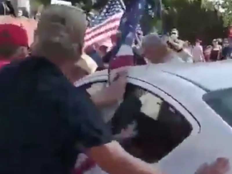 BLM/Equality protest organizer charged for murder for running over Trump supporters at her peaceful protest