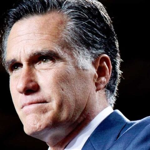 Mitt romney having buyer's remorse with president joe biden - photo licensed by shore news network.