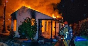 Vacant north hollywood home destroyed in fire