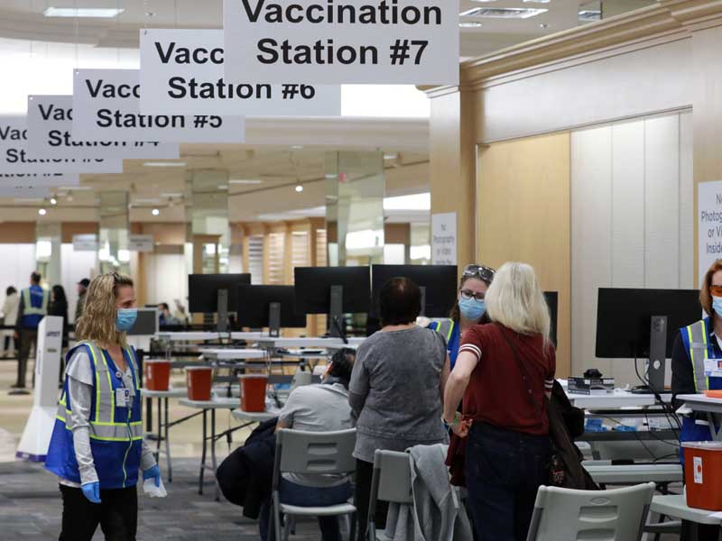 Snowstorm forces halt of vaccinations in New Jersey on Tuesday